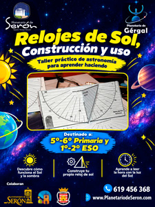 talleres STEAM Planetario de Serón | Gérgal