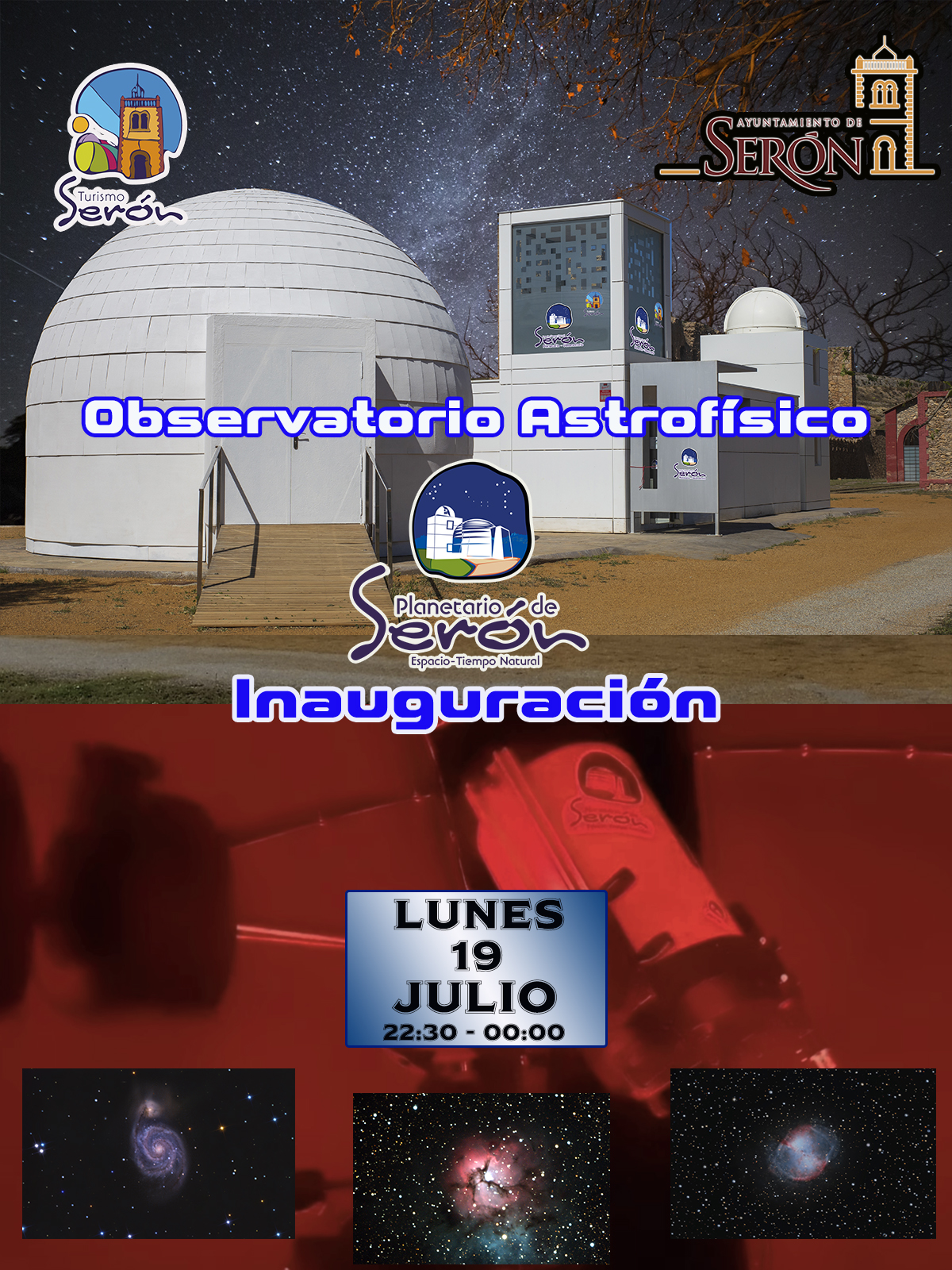 Inauguración Observatorio Astrofísico de Serón