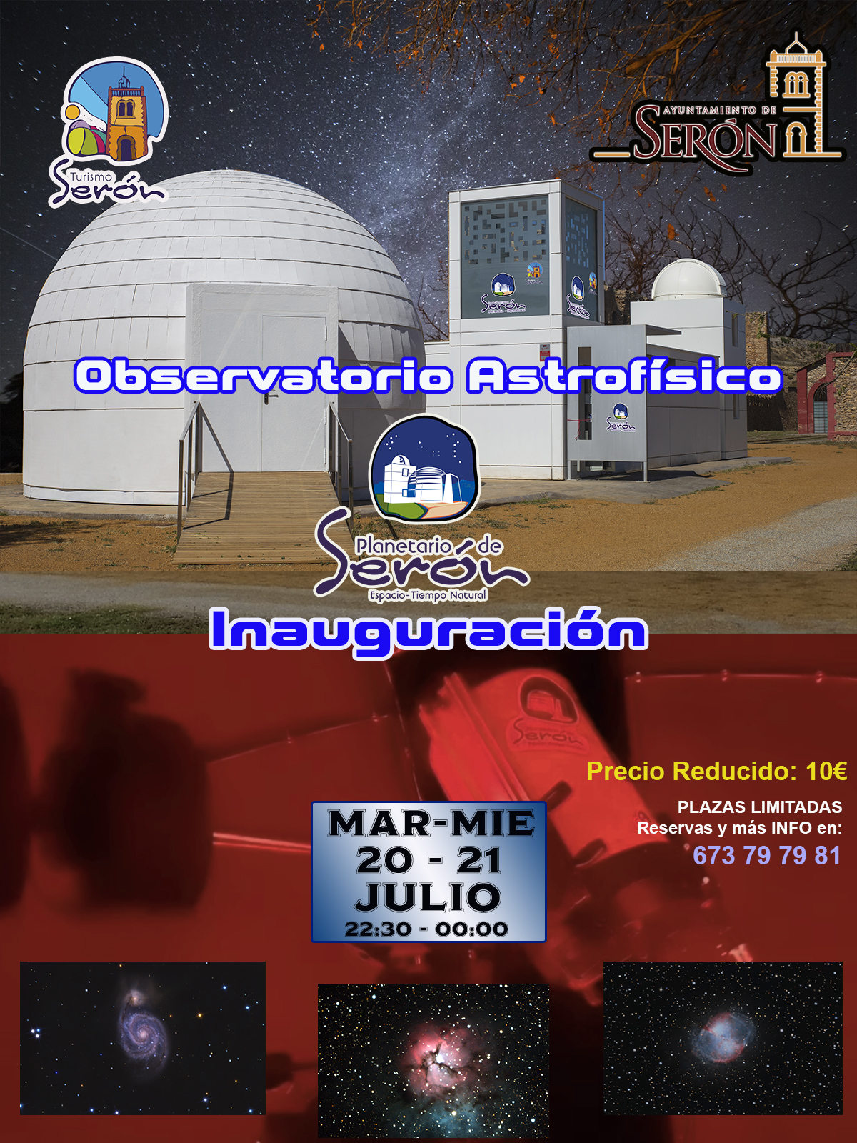 Inauguración Observatorio Astrofísico de Serón