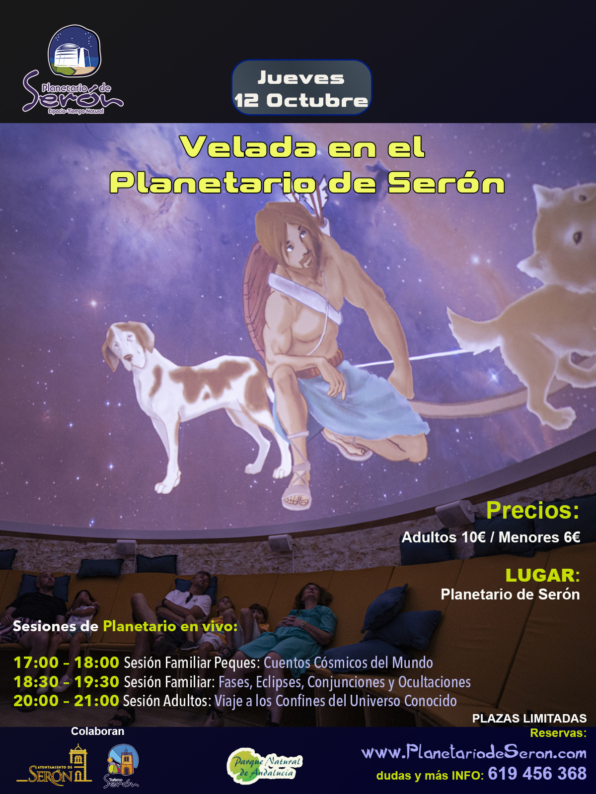 Velada en el Planetario de Serón Almería