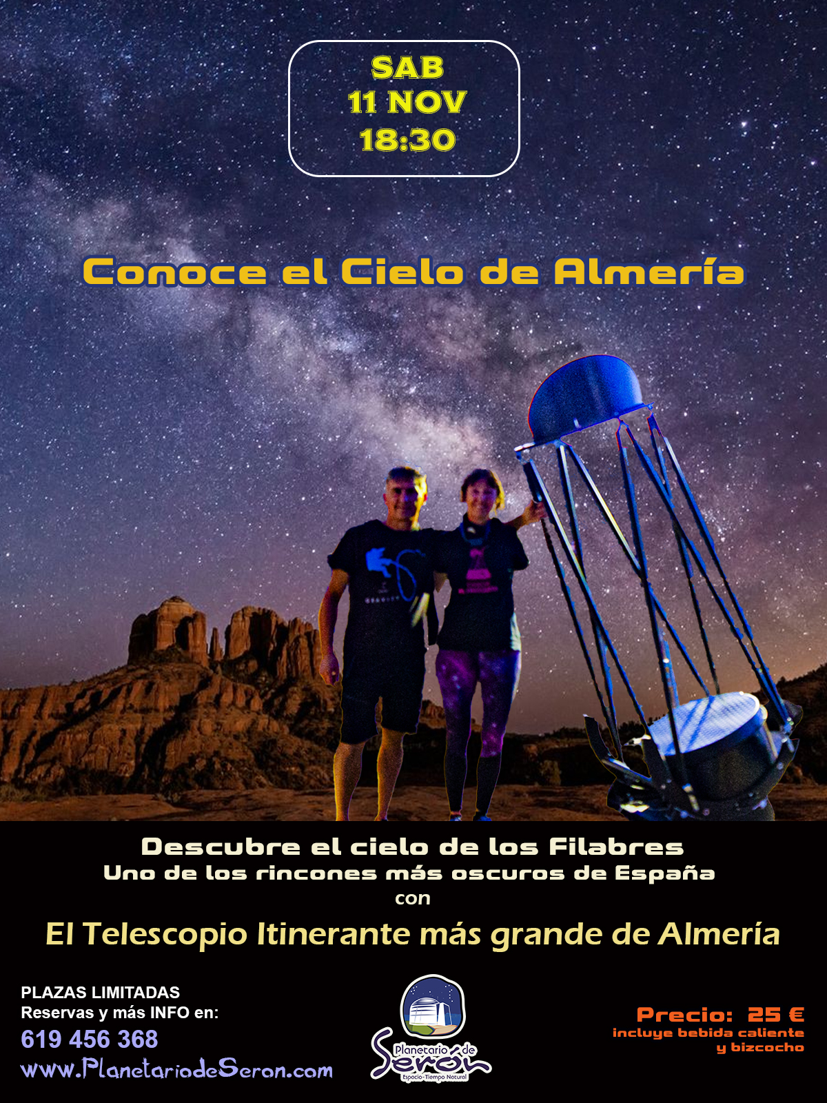 Astroturismo Almeria Andalucia