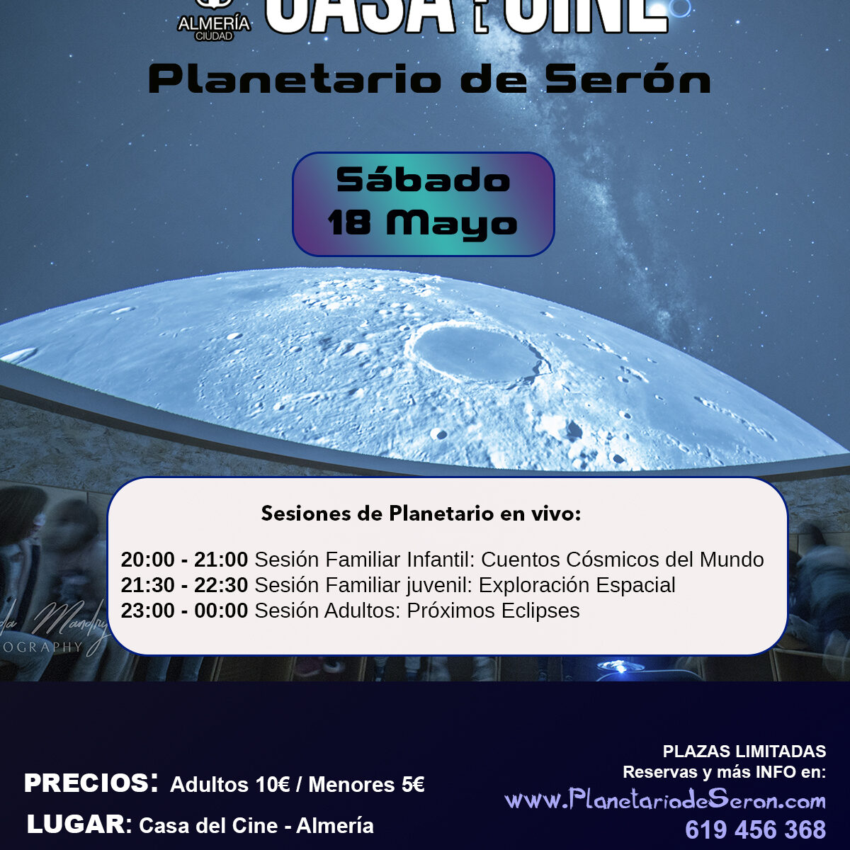 Planetario de Seron Almeria en la Casa del Cine