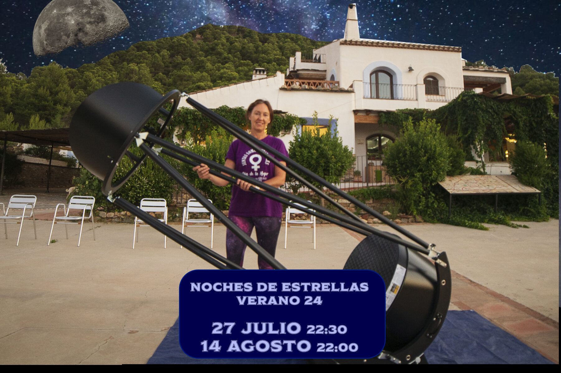 Vuelve saturno posada del candil noches de estrellas verano