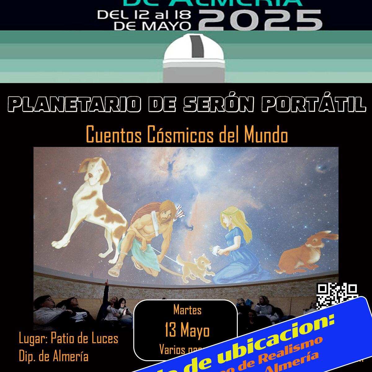 Planetario de Seron portátil en las XIII Jornadas Astronómicas de Almeria
