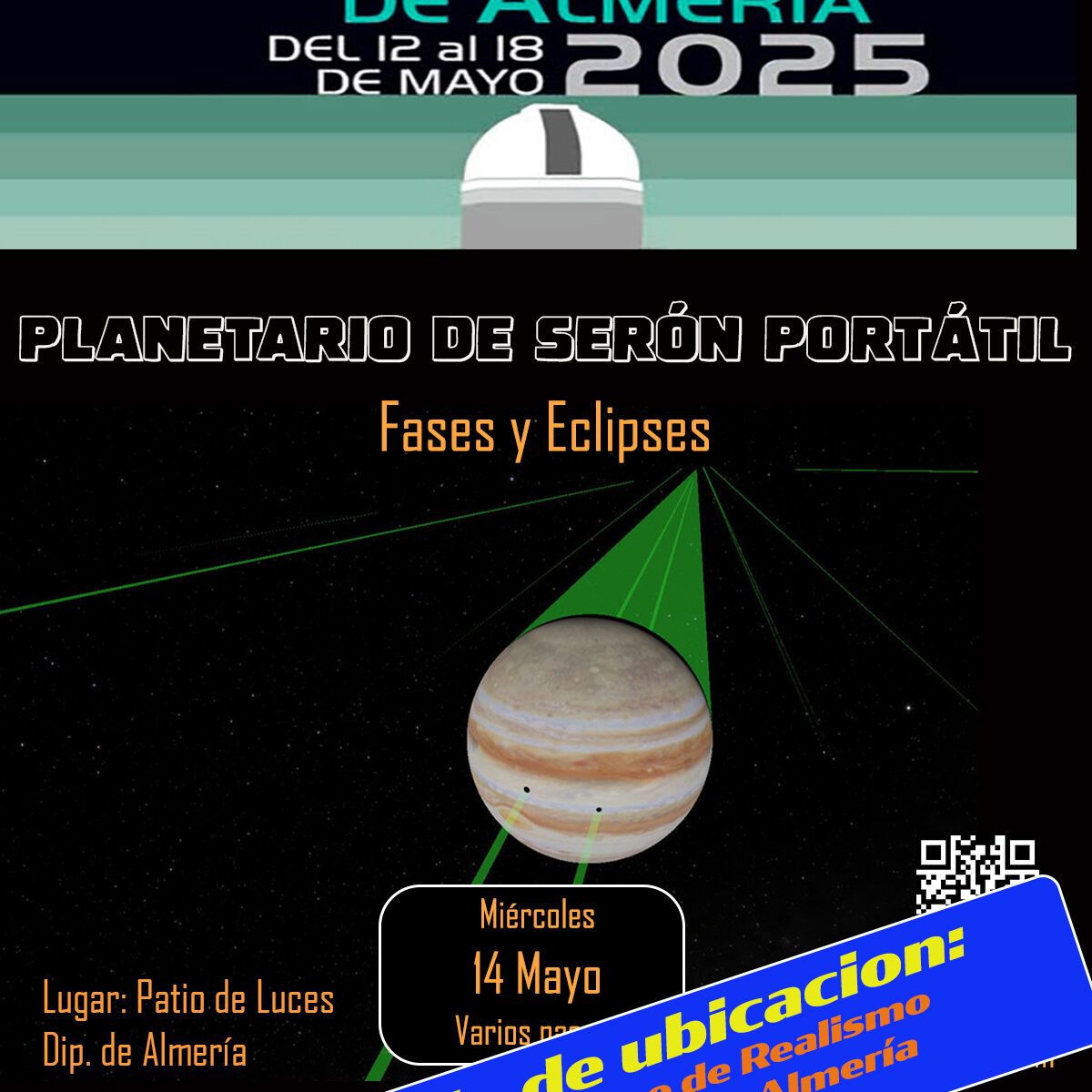 Planetario de Seron portátil en las XIII Jornadas Astronómicas de Almeria