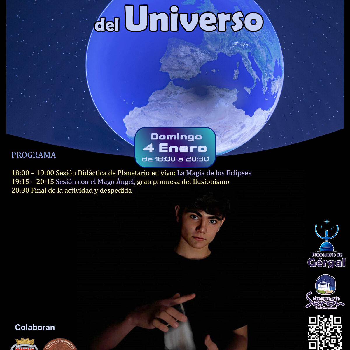 la Magia del Universo. Espectáculos de Magia y Planetario en vivo, Planetario Serón Gérgal Almería