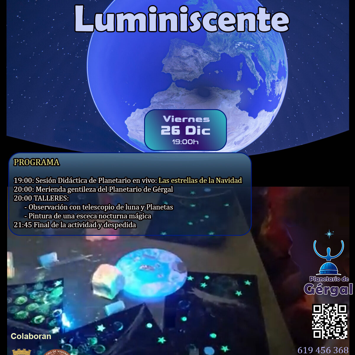 Universo Luminiscente en Almería, Planetario de Gérgal