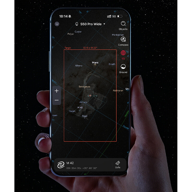 Seestar S50 Pro Smart Telescope AP 50/260 - Imagen 12